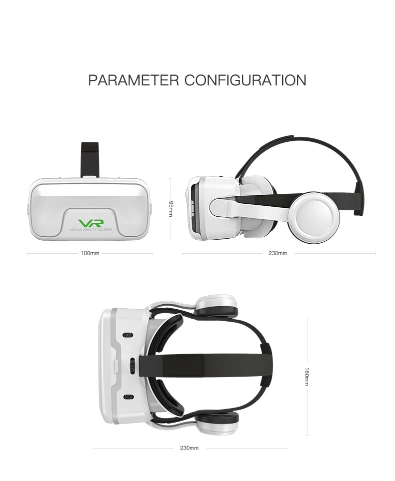 VR Shinecon 10.0 Helmet 3D Glasses Virtual Reality Casque For Smartphone Smart Phone Goggles Headset Viar Video Game Binoculars