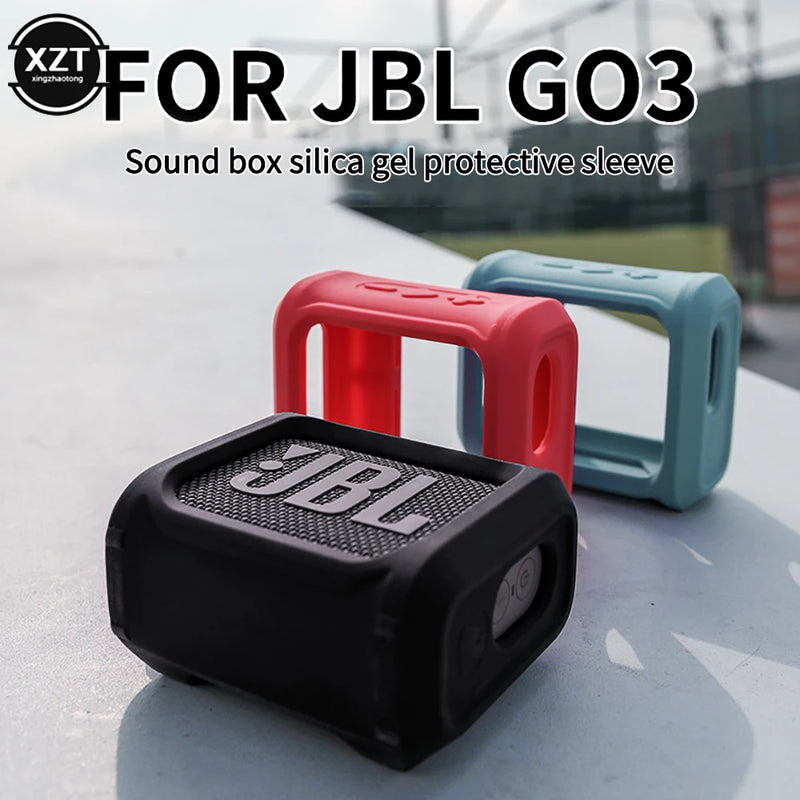 Portable Bicycle Speaker Protection Bracket for JBL GO3 Protect Case Strap Bracket GO 3 Speaker Storage Shell Outdoor Stand