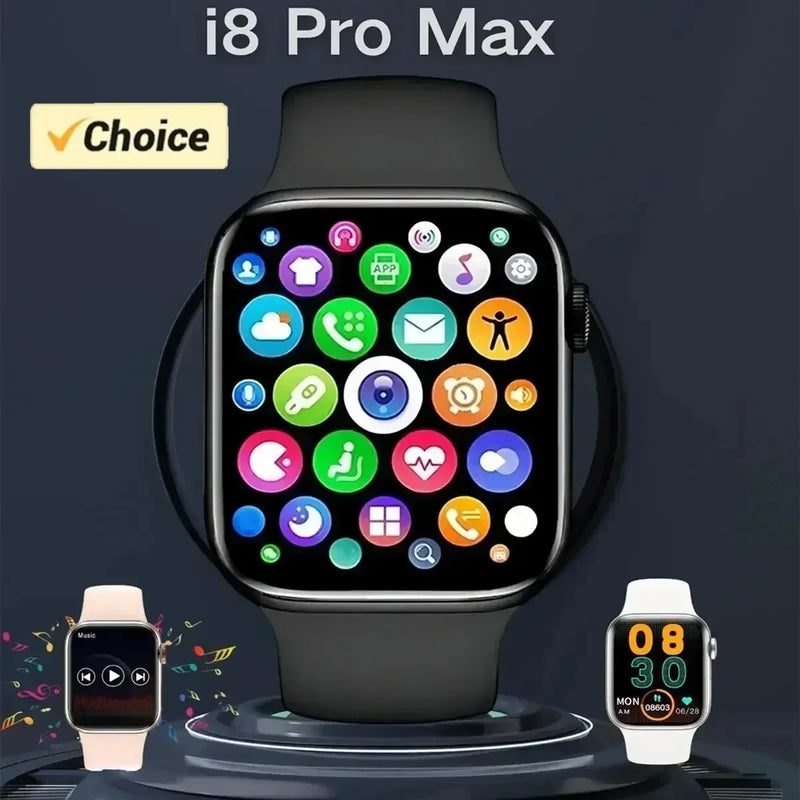 Smart Watch I8 Pro Max Answer Call Sport Fitness Tracker Custom Dial Smartwatch Men Women Gift For Apple Phone PK IWO 27 X8 T500