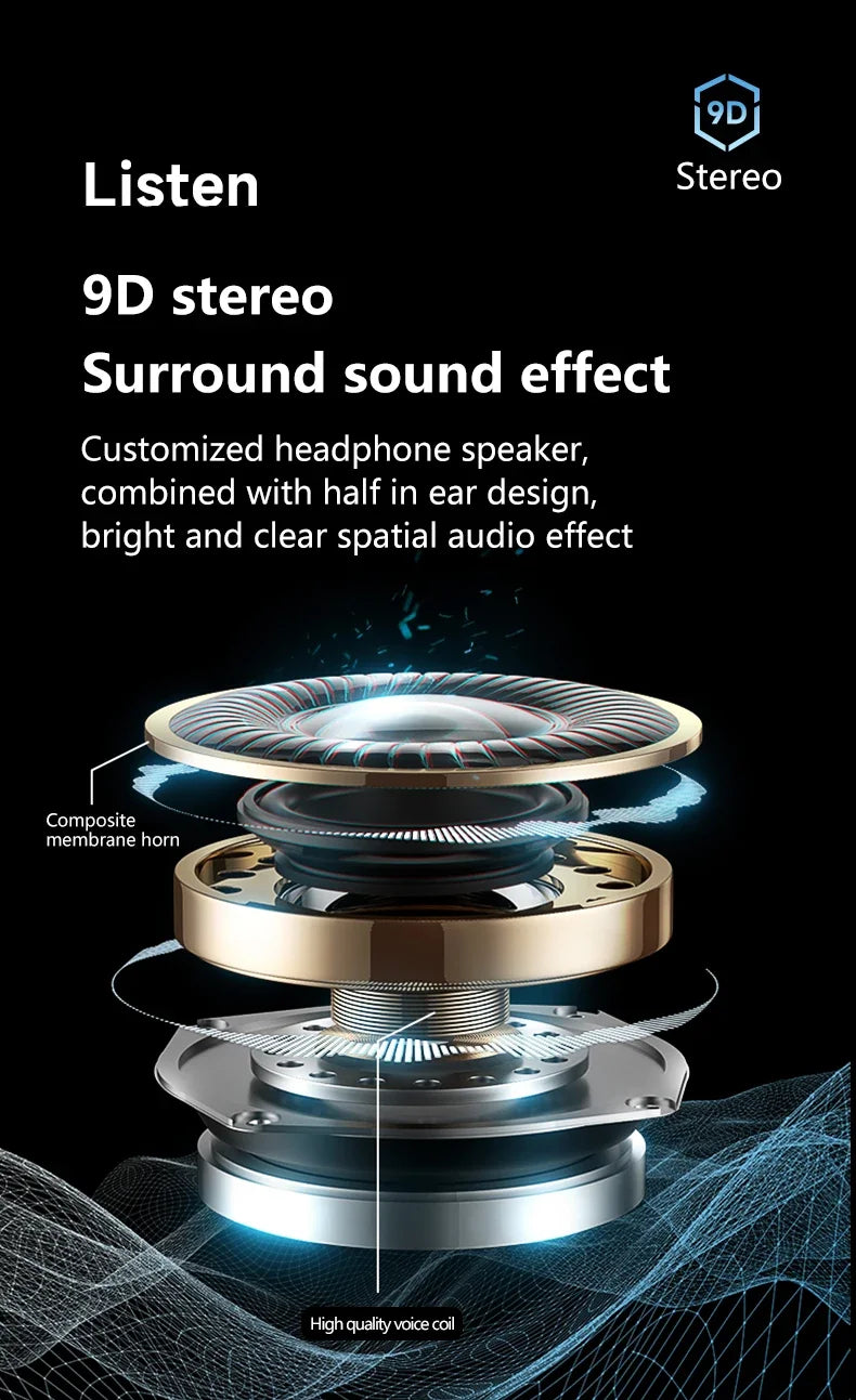 Xiaomi A520 Touch Control Bluetooth 5.3 HiFI Stereo Waterproof Earphone TWS Earphone Wireless Sports Earphone with Microphone